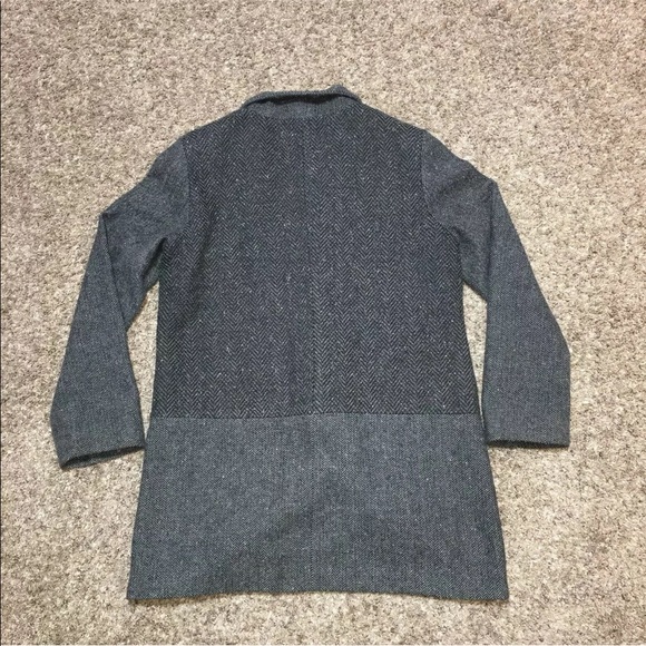 Nautica Women’s Full Zip Wool Blend Jacket chevron - Picture 7 of 8